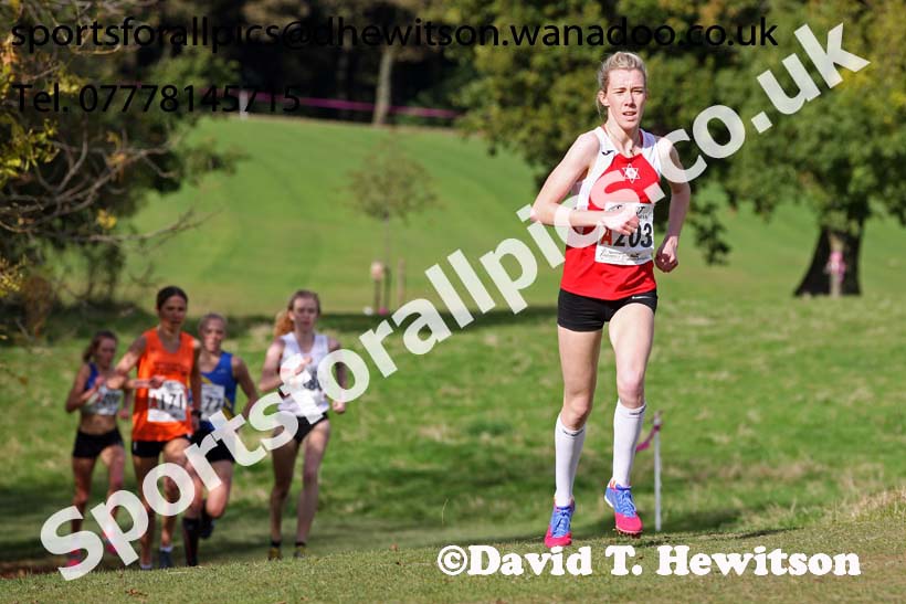 Senior womens Northern Cross Country Relays, Graves Park, Sheffield. Photo: David T. Hewitson/Sports for All Pics